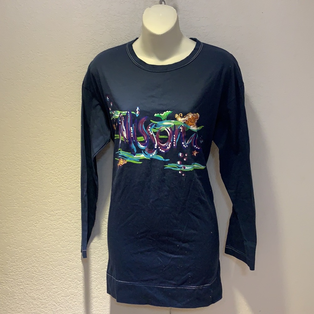 MISSONI ITALIAN HAND PAINTED SIGNATURE TOP, 38